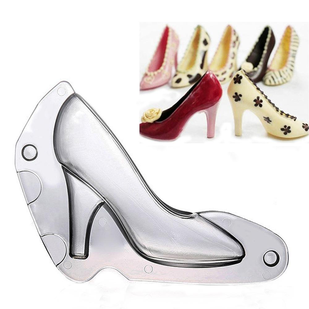 Khuôn Làm Bánh Hình Giày Cao Gót 3D