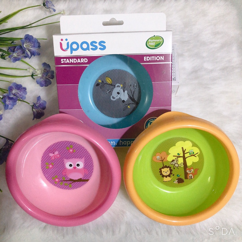 Chén Ăn Dặm cho bé đế Chống Trượt - Upass Thái Lan
