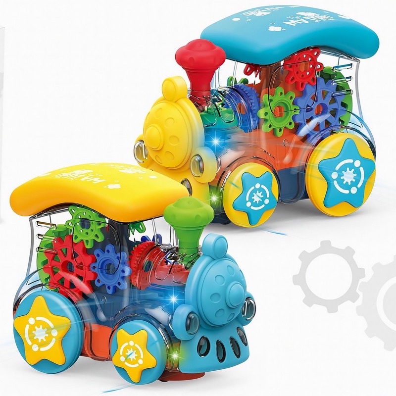 Tàu lửa dùng pin phát sáng dạng trong suốt