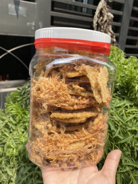 Cơm cháy mắm hành lắc chà bông siêu ngon 500g