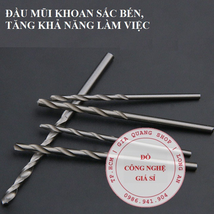 Bộ 10 mũi khoan nhỏ