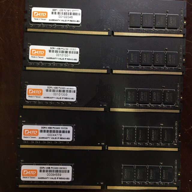 DDR4 Ram 4G PC - Bus 2400 Hiệu Dato - Vi Tính Bắc Hải