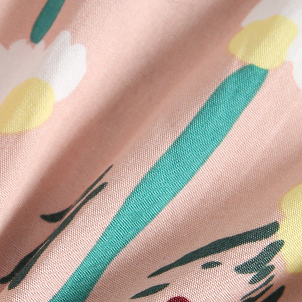 Áo Liền Quần Sanlutoz Thời Trang Hè Vải Hoa Cho Bé Gái