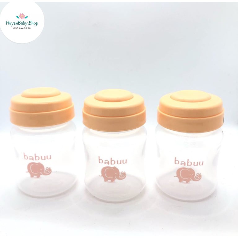 Sét 3 bình trữ sữa Babuu Nhật Bản 120ml