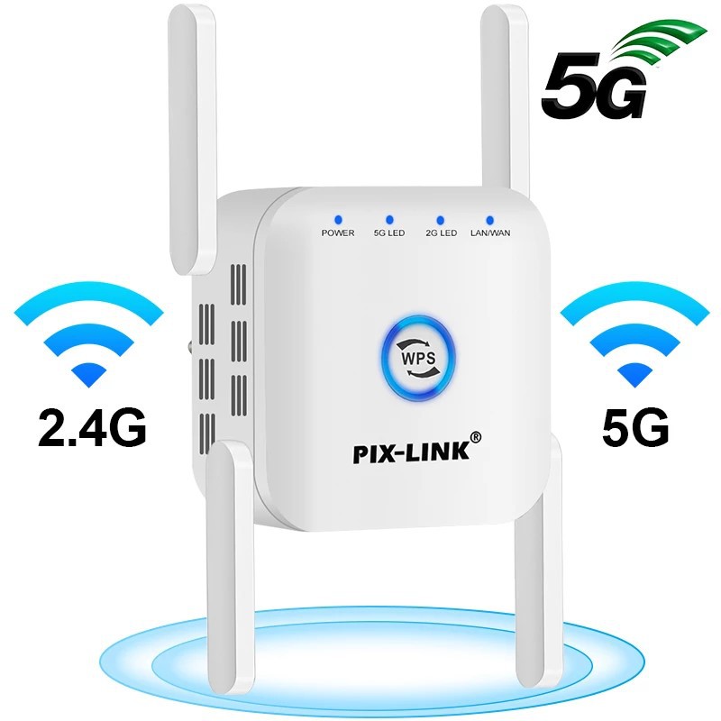 Thiết bị khuếch đại tín hiệu Wifi không dây 2.4G 5G 1200Mbps