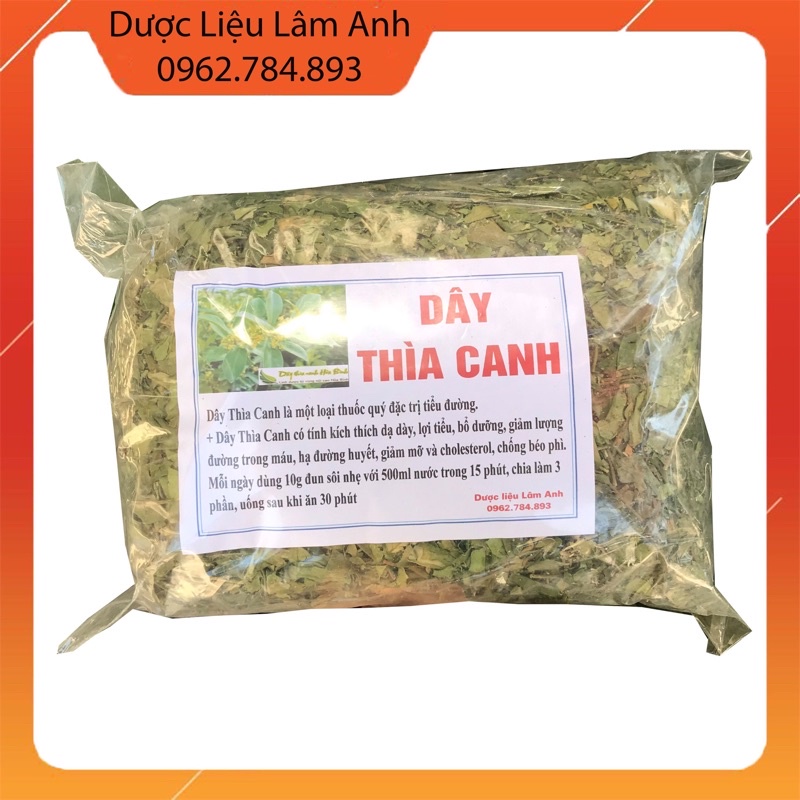1kg Dây thìa canh Hoà Bình lá to ổn định đường huyết (mới, khô, xanh, thơm)