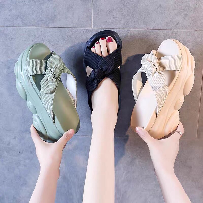 Dép xuồng đế cao