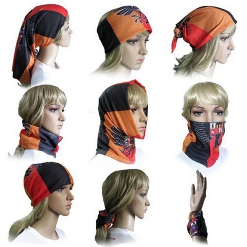 Khăn đa năng cotton,khăn phượt thủ unisex