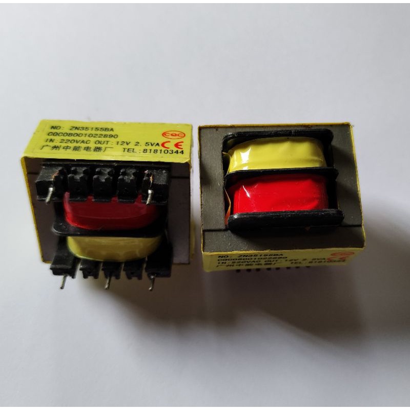 Biến áp cách ly hàn mạch 220V/12V 2.5VA hàng có sẵn