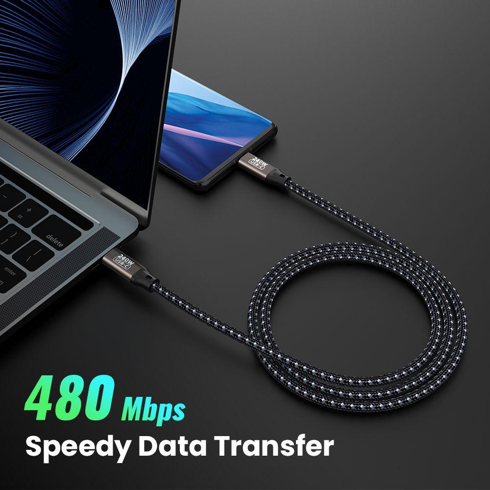 Dây Cáp Sạc Truyền Dữ Liệu Tốc Độ Cao 48V 5A Dành Cho Samsung Huawei