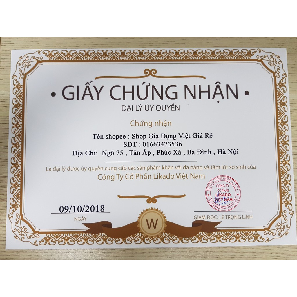 Khăn Vải Khô Đa Năng Likado 300 Gram - Mẫu Mới 2019