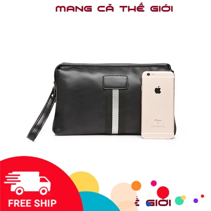 Túi đeo chéo nam Clutch ví cầm tay nam nữ giá sỉ bản to Unisex Mys Bag TX-0017