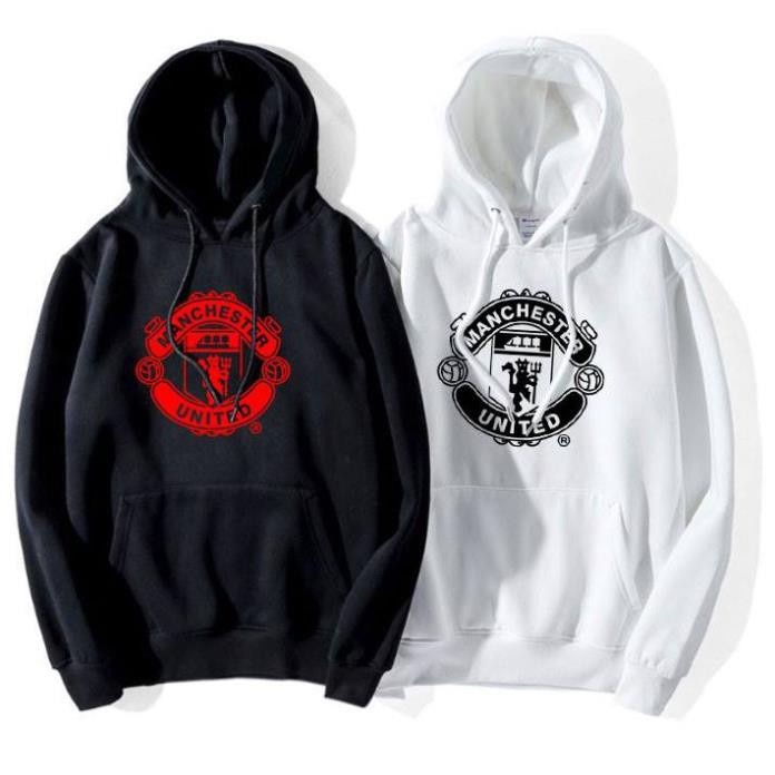 Áo nỉ hoodie nam nữ CLB Manchester United chất nỉ bông dày ấm mềm mịn dáng rộng thoải mái