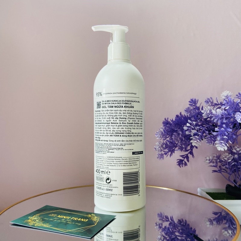 (✅ Sữa Tắm Ziaja Ziaja Med Anti- imperfections Formula Cleansing 400ml