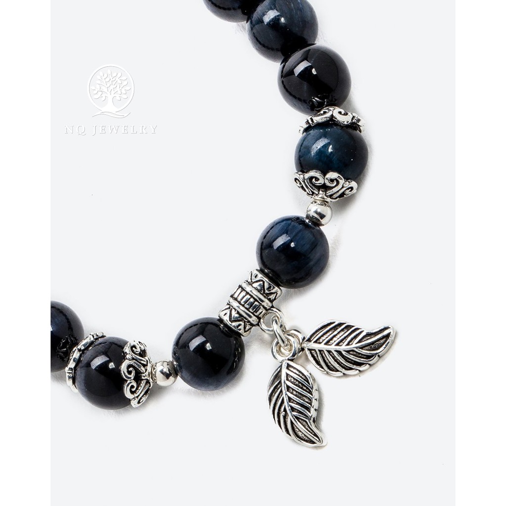 Vòng tay charm lá bạc - NQ Jewelry