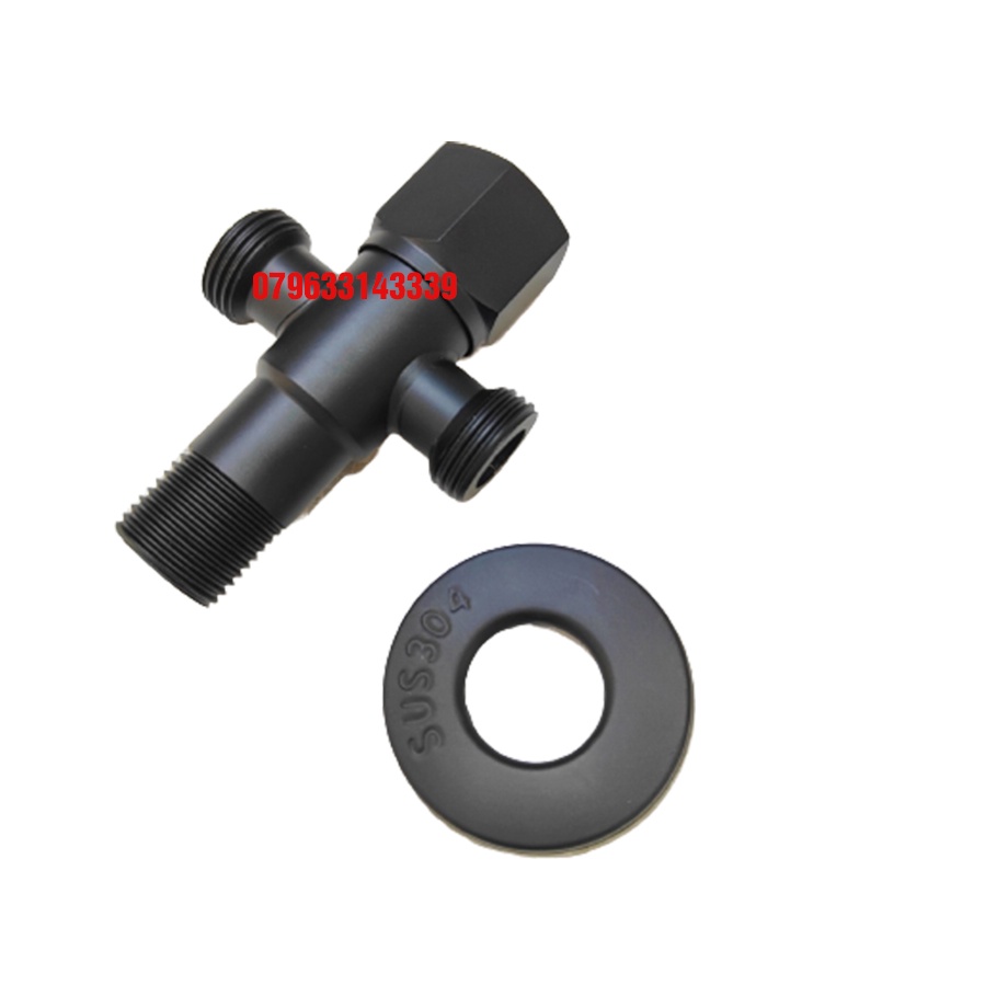 Van T  Chia Nước cho vòi xịt vệ sinh và bồn cầu inox 304 tốt T2 T CẦU BA NGÃ CÓ KHÓA