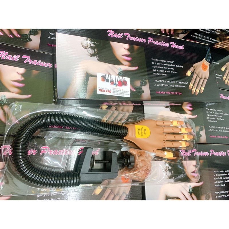 bàn tay khớp giả học nail