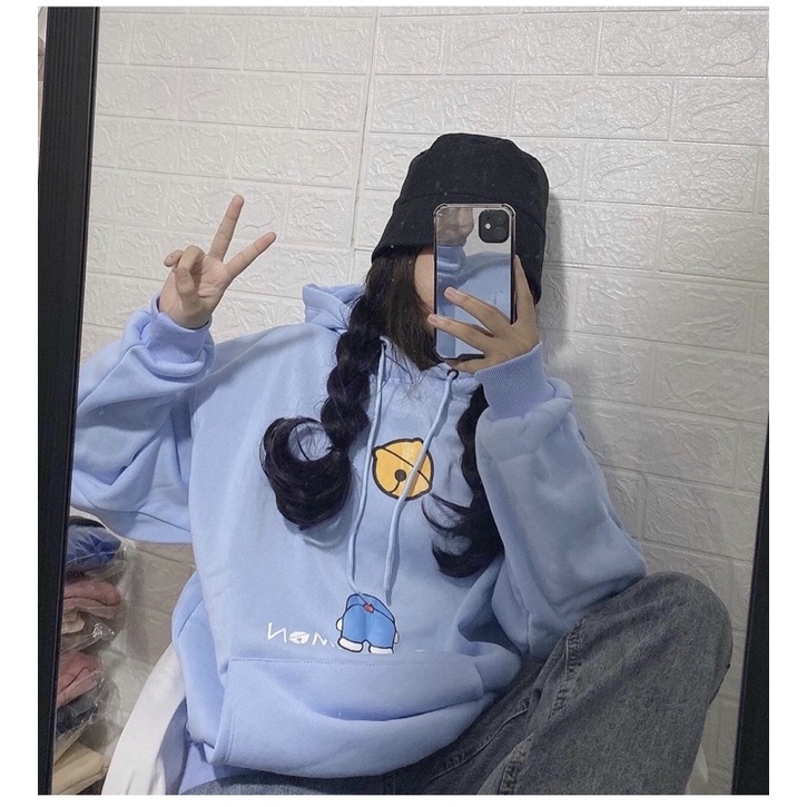 Áo KHOÁC Hoodie Nỉ Unisex Thời Trang Thu Đông Chất Nỉ Ngoại Dày Dặn Có Mũ,Áo Đôi,Áo Cặp