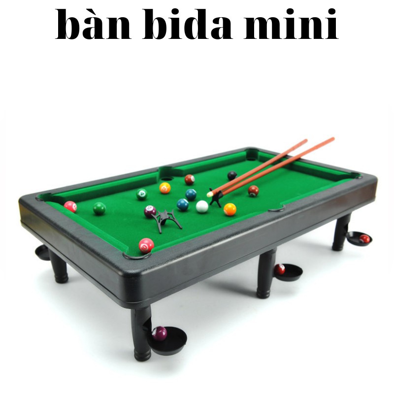 bàn bida mini lót nỉ cho bé