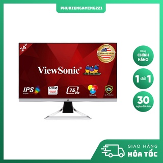 Màn Hình Máy Tính - Viewsonic VX2481 24inch (IPS/75Hz/FreeSync/1ms/FullHD) - Hàng Chính Hãng