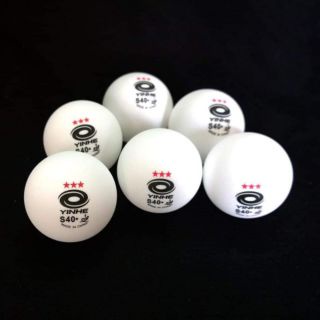 Quả bóng bàn Yinhe 3 sao màu đỏ H40+ Hộp 6 quả dùng cho thi đấu đỉnh cao shop bán lẻ