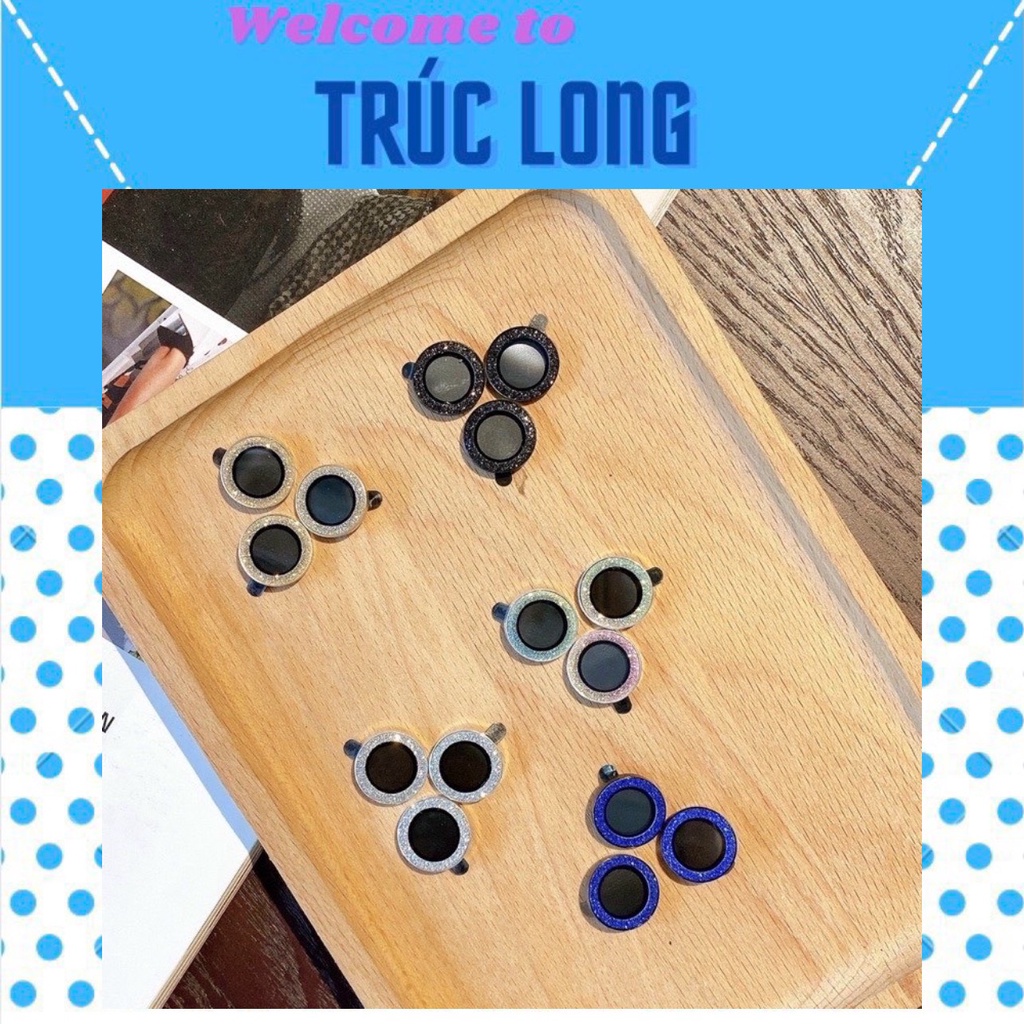 Kính cường lực nhũ kim tuyến 5 màu bảo vệ mắt Camera iPhone 11 PRO MAX 12 PRO MAX 13 PRO MAX 14 PRO MAX