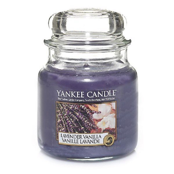 Hũ nến thơm Lavender Vanila Yankee Candle YAN3346 (Size M 411g)