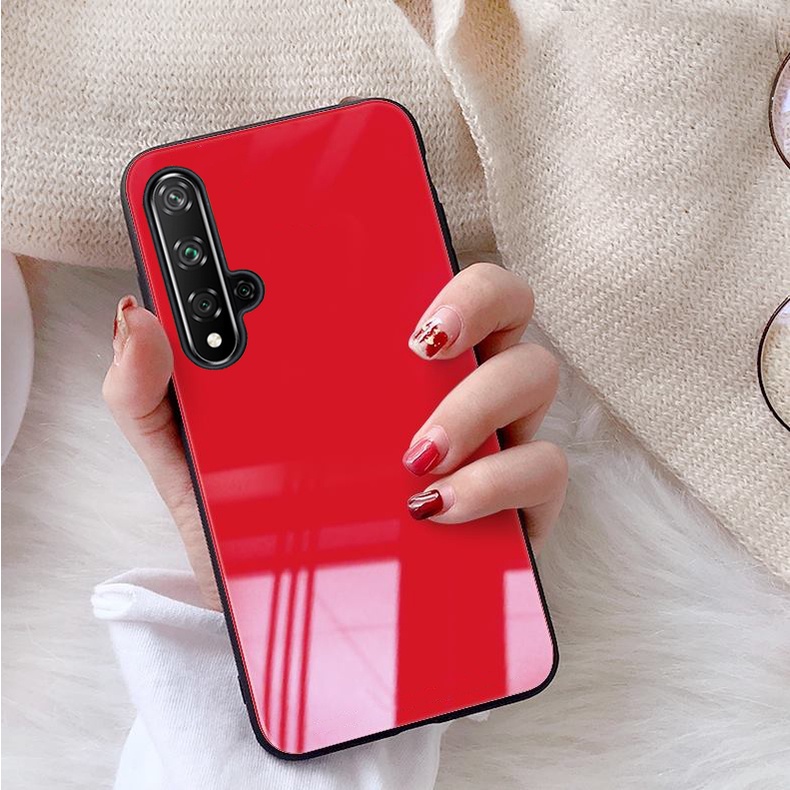 Ốp Lưng HUAWEI NOVA 5T Mặt kính gương sáng bóng cao cấp