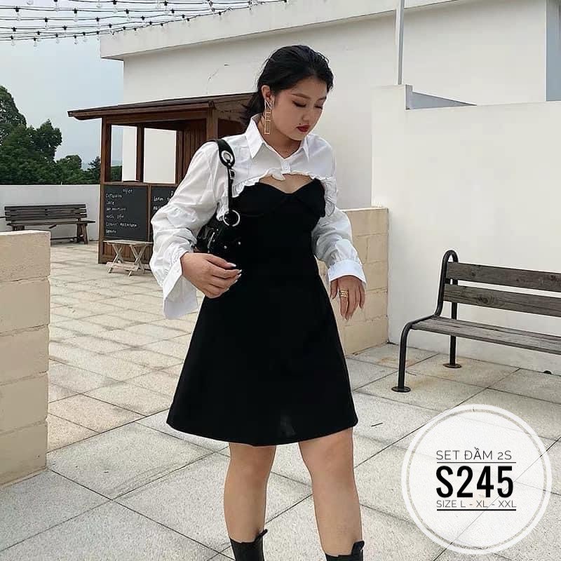 Đầm Bigsize 60-100 kg ❣️FREE SHIP❣️ Set đầm 2S S245
