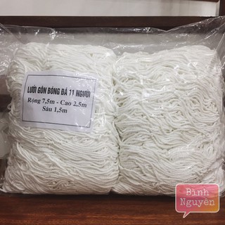 Lưới gôn bóng đá Lưới goal 11 người 7.5x2.5m (2 gôn) (sợi)