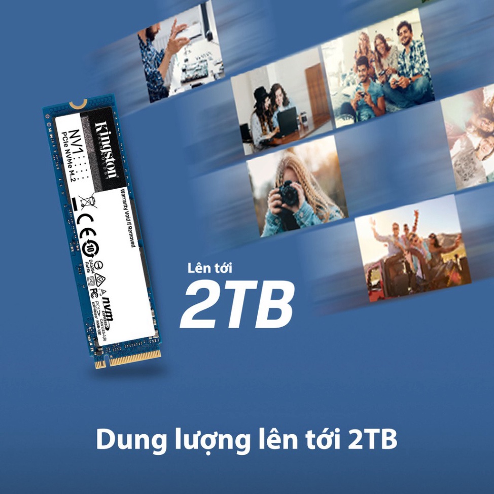 Ổ cứng SSD Kingston NV1 NVMe PCIe M.2 tốc độ 2100/1700MB/s SNVS | BigBuy360 - bigbuy360.vn