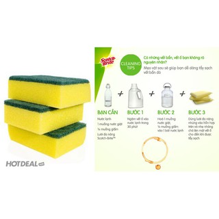 MIẾNG RỬA BÁT MÚT VÀNG(COMBO 5 CÁI)