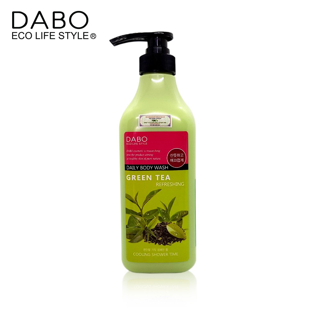 SỮA TẮM TRÀ XANH DIỆT KHUẨN CAO CẤP DABO GREEN TEA BODY WASH 750ML - HÀN QUỐC CHÍNH HÃNG