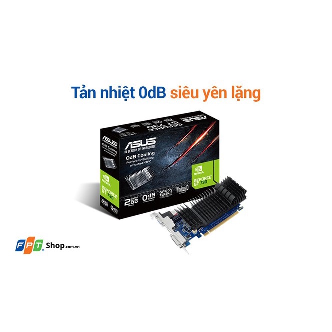 Card màn hình Asus GT730-SL-2GD5 BRK hàng NEW chính hãng bh 36 tháng lỗi 1 đổi 1