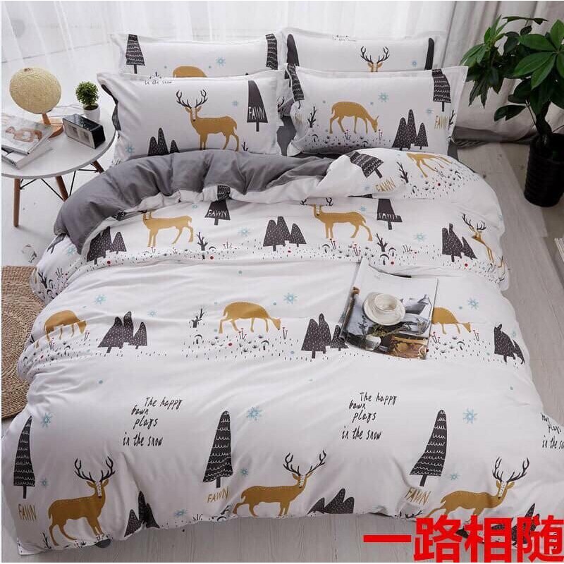 BỘ CHĂN GA GỐI COTTON POLY