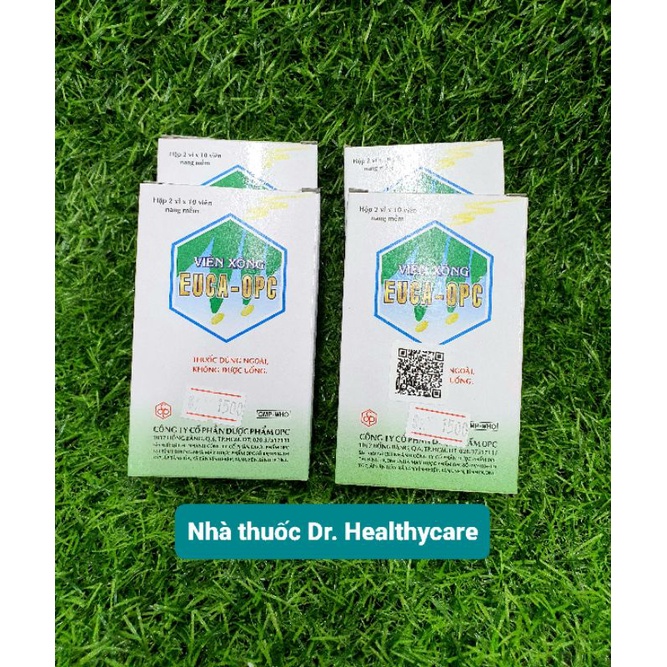 ✅ Viên xông EUCA OPC xông mũi họng hộp 20 viên
