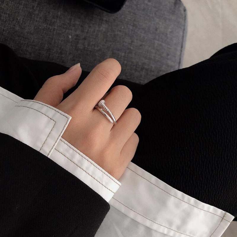 Nhẫn đeo ngón tay đính đá thời trang cho nữ
