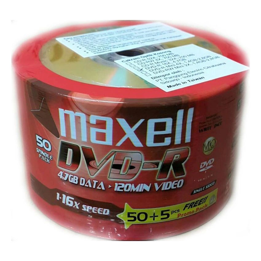 Ổ Đĩa Dvd - Mxl-8-886365 - 911166 Maxell 4.7 Gb 16x Dvd-r 55