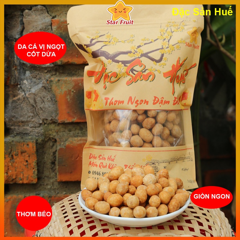( 300gram) Đậu phộng da cá cốt dừa Huế, Nhà làm mỗi ngày _ Đặc sản Huế