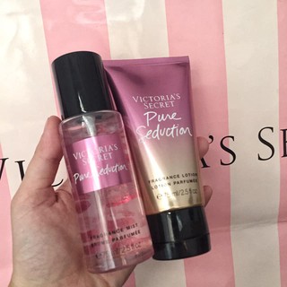 {SALE KHỦNG] Set xịt thơm và dưỡng thể Victoria's Secret Pure Seduction