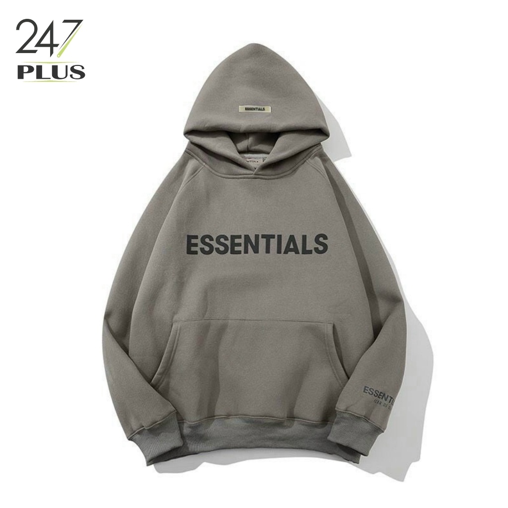 Áo Hoodie Nỉ Có Mũ Form Rộng ESSENTIALS Nhiều Màu Unisex Nam Nữ Ulzzang | BigBuy360 - bigbuy360.vn