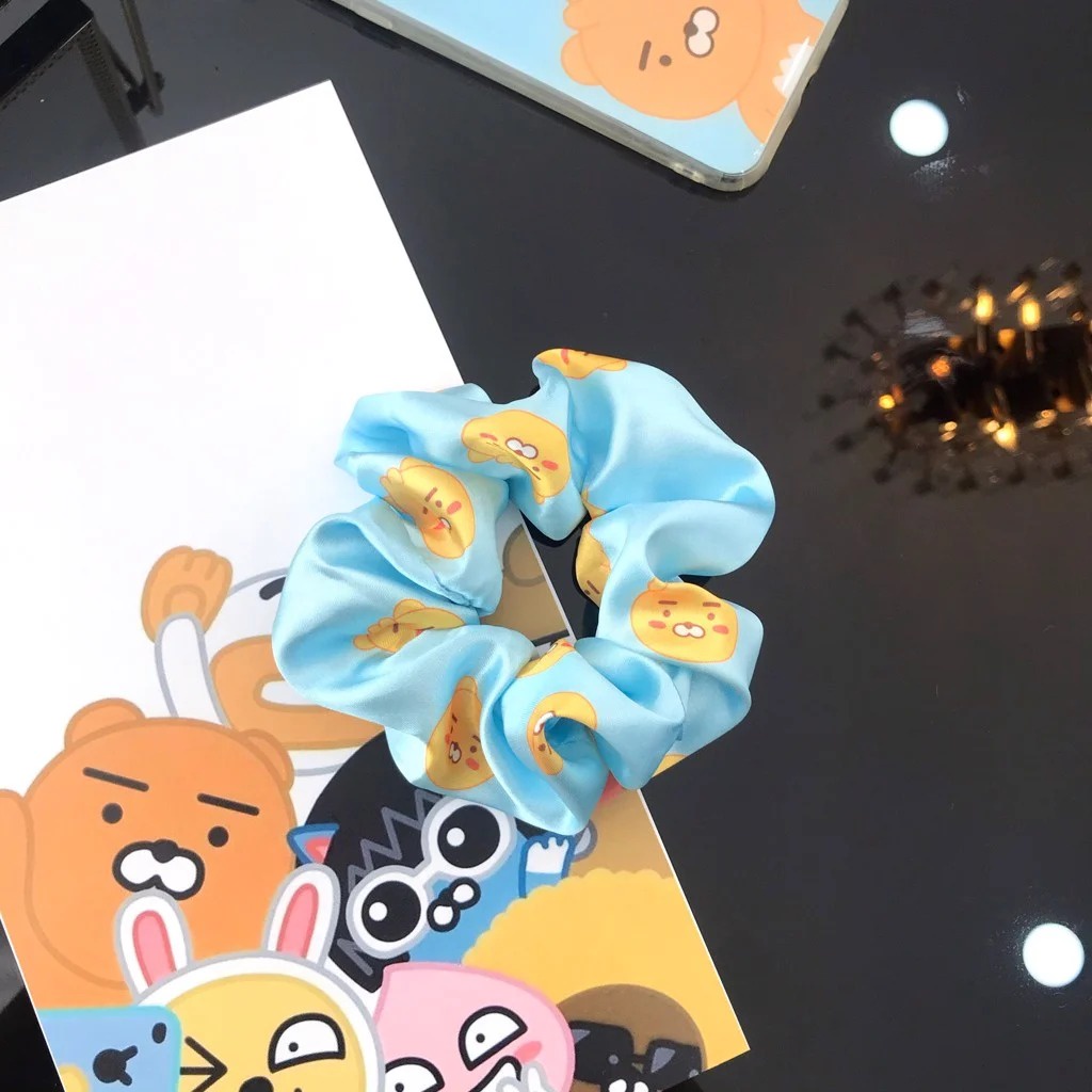 Scrunchies Kakao Talk cột tóc hình Apeach Ryan Tube Muzi buột tóc