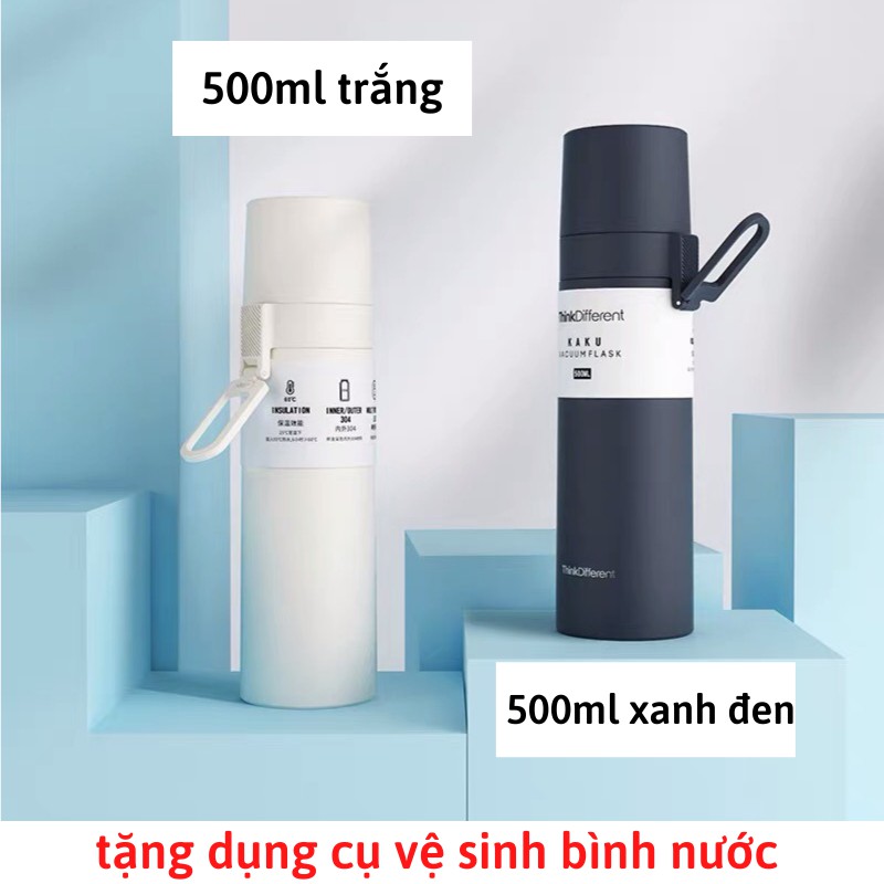 Bình giữ nhiệt inox JUST LIFE dung tích 500ml 3 lớp giữ nhiệt