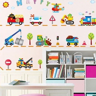 Decal dán tường Phương tiện giao thông cho bé - kiddecals Zooyoo