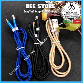 Cáp sạc dây bọc dù dài 1m cho iphone/micro usb/type c