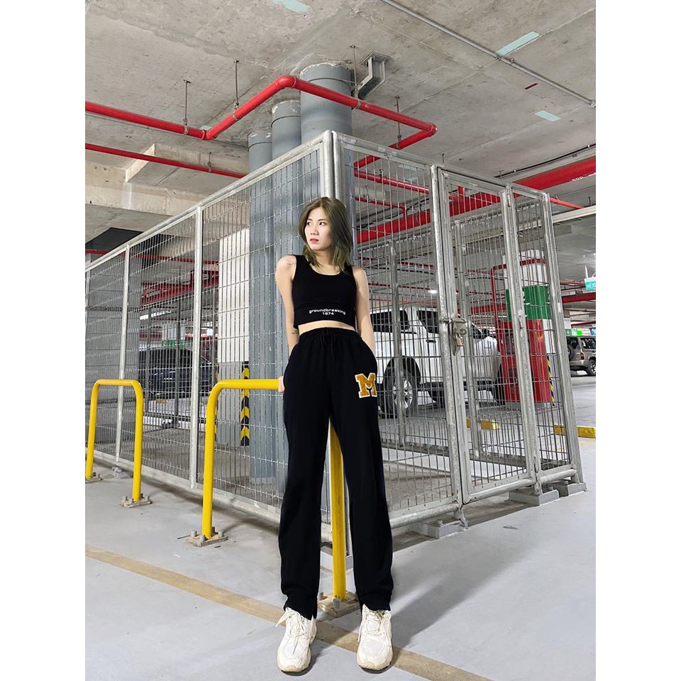 Quần Jogger Phản Quang Đen Túi Hộp Thể Thao Đen Poly 2 Da 4 Chiều Dày Dặn Cao Cấp Uni Store | BigBuy360 - bigbuy360.vn