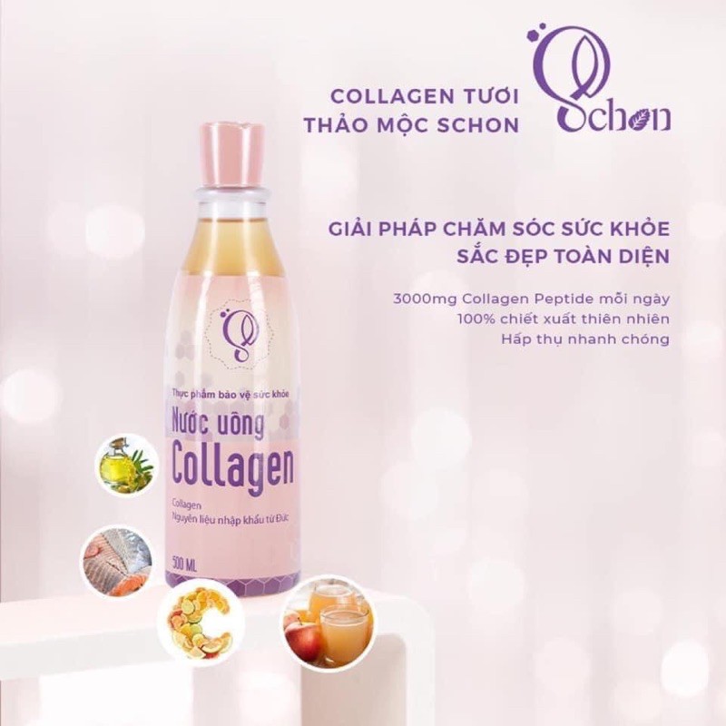 Nước Uống COLLAGEN SCHON Nguyên Liệu Nhập Khẩu Đức [ Uy Tín+Chính Hãng+Date mới]
