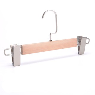 Móc kẹp gỗ không sơn 32cm (10 móc)