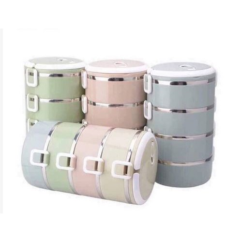 Cà mên lúa mạch 4 tầng