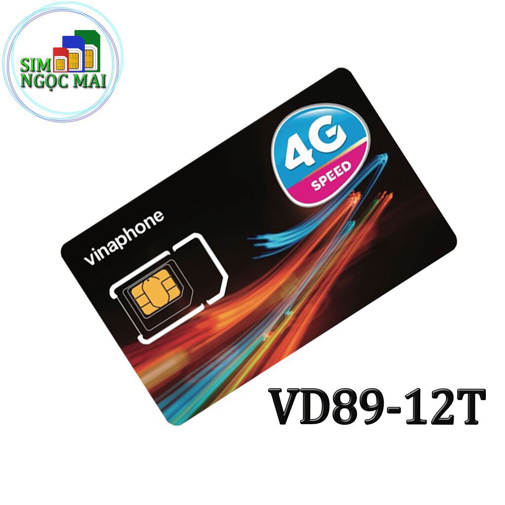 SIM 4G - VD89 12T trọn gói 1 Năm ( DATA + GỌI MIỄN PHÍ CẢ NĂM ) Không Cần Nạp Tiền - Bảo Hành 12 Tháng